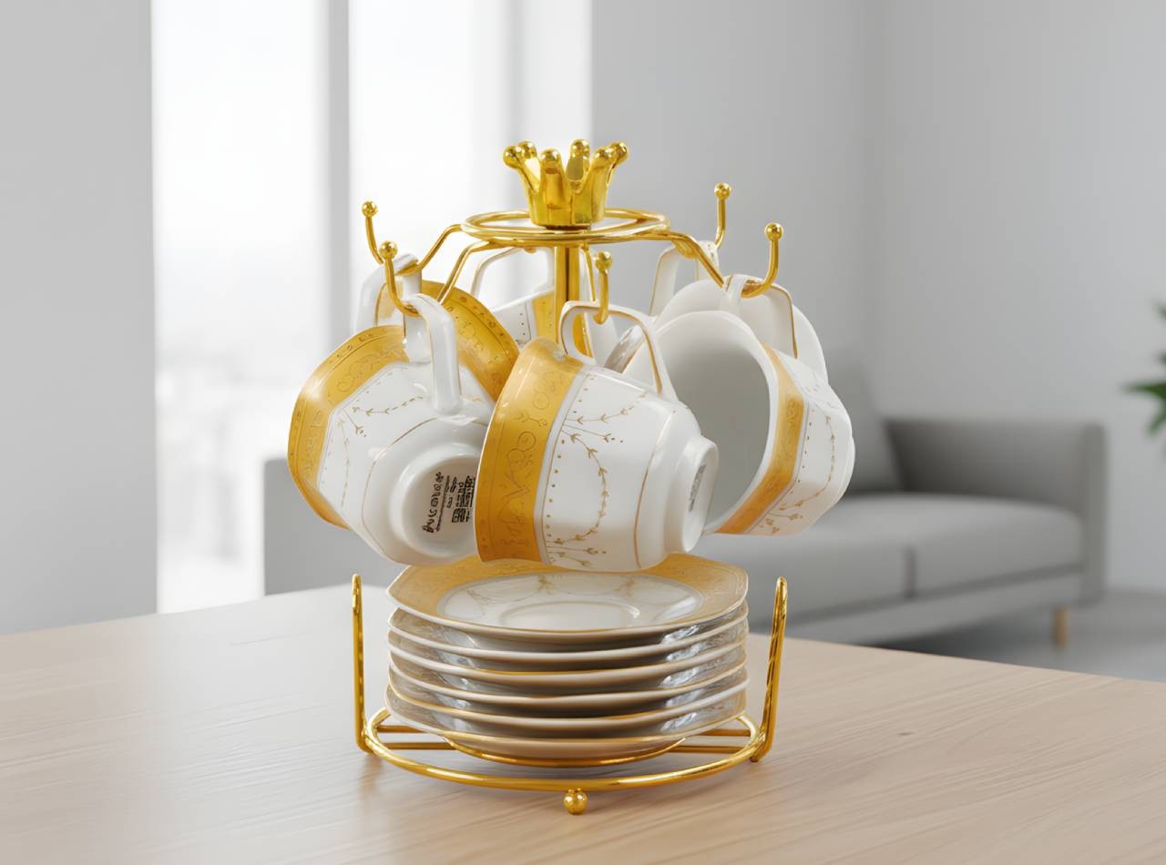 Cangkir dan Lepek 13 Buah C93 Padi